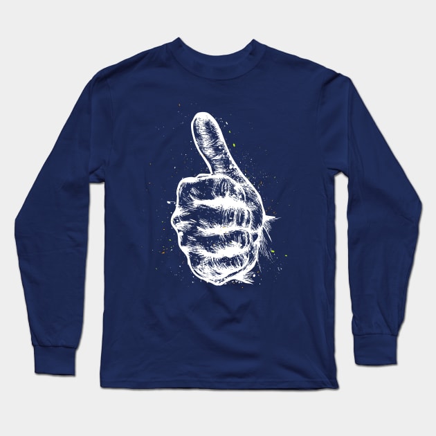 Thumbs Up Long Sleeve T-Shirt by theshirtsmith